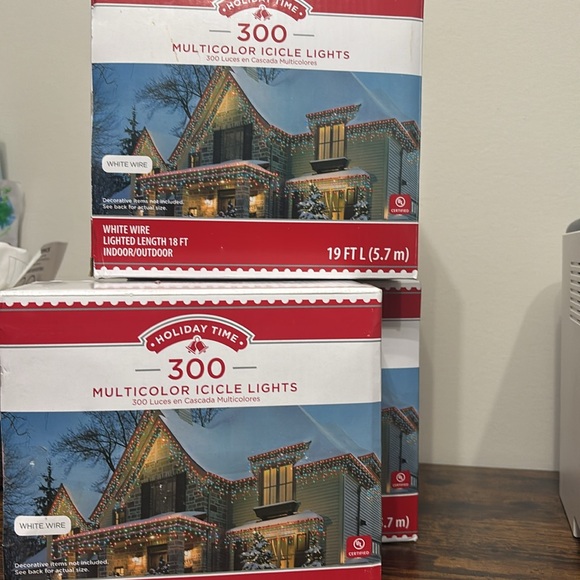 900 multicolor icicle lights - Multicolor en Cascada - Picture 2 of 3